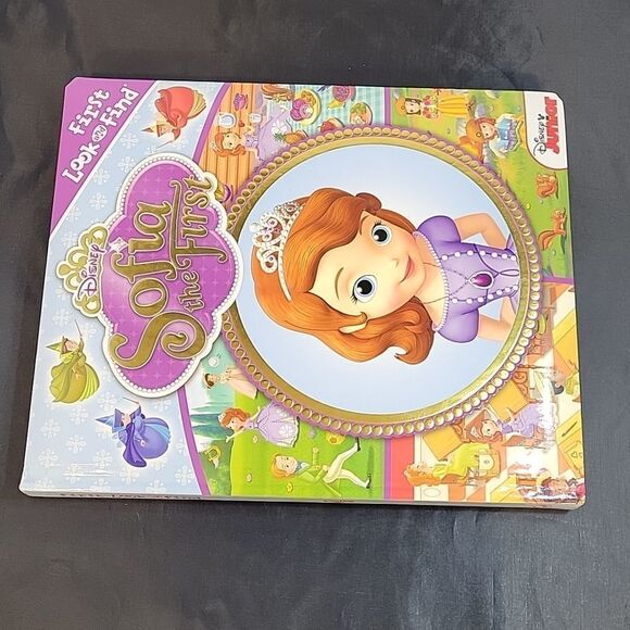 DISNEY JUNIOR SOFIA HARD COVER  FIRST LOOK AND FIND TODDELER BOOK - Picture 5 of 13